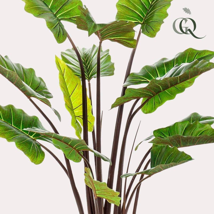 Kunstplant Colocasia Pink China Olifantsoor 130 cm