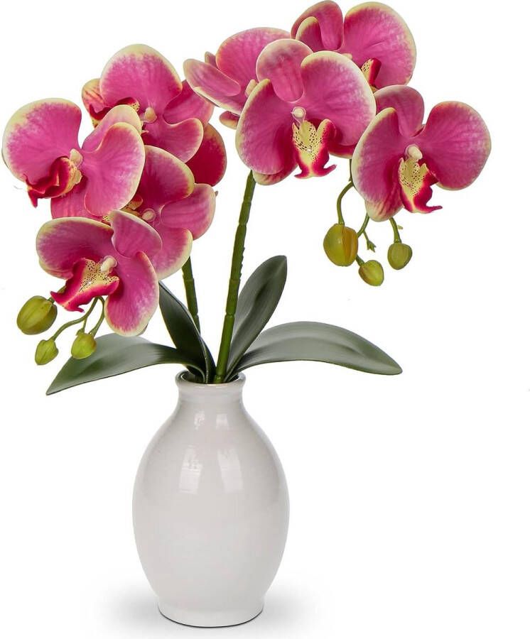 Kunstplant decoratie kunstbloemen zeer echt met echte touch bloemen namaakorchideeën kunstbonsai in keramische vaas voor hotel woonkamer kantoor decoratie keuken