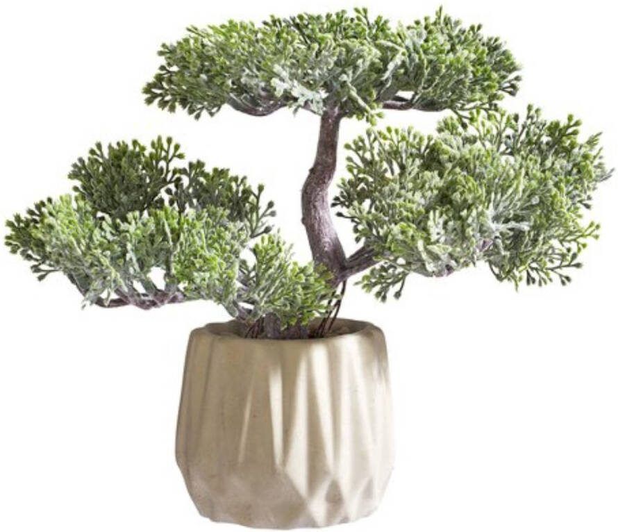 Kunstplant Met Pot H22CM Ø 27CM Groen