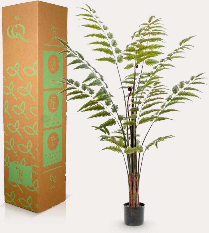 Kunstplant Rumohra Adiantiformis Ledervaren 150 cm