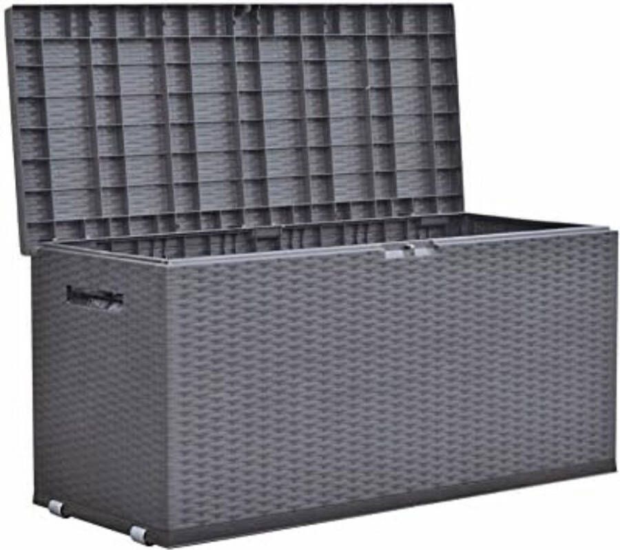 Kussenbox voor buiten ‎119 99 x 51 99 x 59 99 cm Antraciet