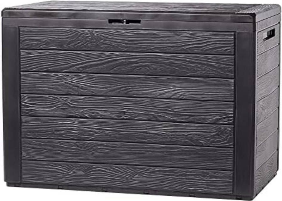 Kussenbox voor buiten 78 x 55 x 44 cm 190L Grijs