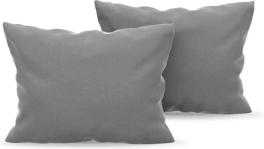 Kussensloop 50x70 Grijs Microvezel OEKO TEX 100% Polyester Kussenslopen Comfortabele Hypoallergene