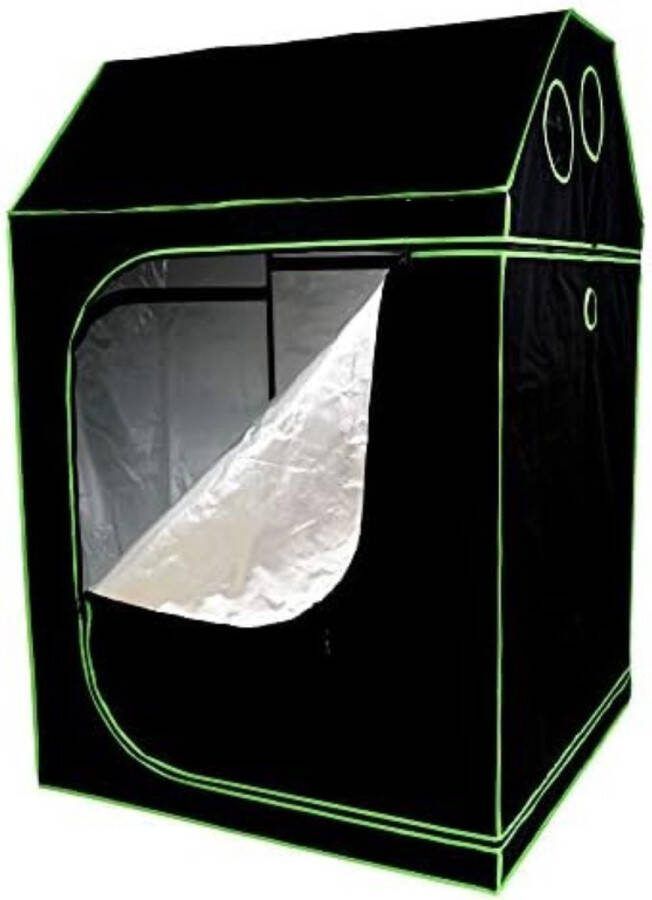 Kweektent compleet 120x120x180cm Zwart