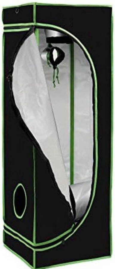 Kweektent compleet 120x60x180cm Zwart