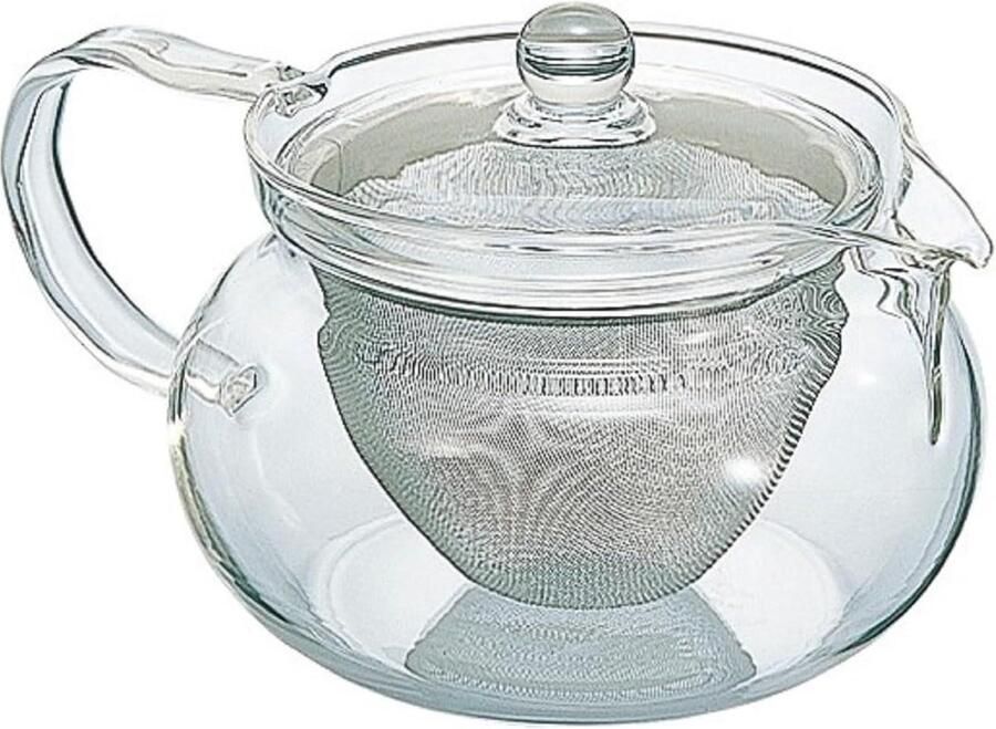 Kyusu-Maru-450ml Theepot voor Thee Capaciteit 450ml Glas Transparant