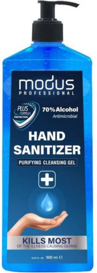 Modus Handgel 1 Liter l purifying cleansing gel Handalcohol 1 Liter Hand gel Handgel Desinfecterende Handgel 70% Alcohol 1000ml met pomp Hygiene Zomer