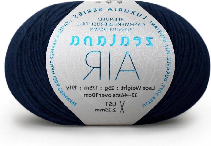 Lace Ink garen wol blauw 10 x 13 x 5 cm voor haak- en breiprojecten