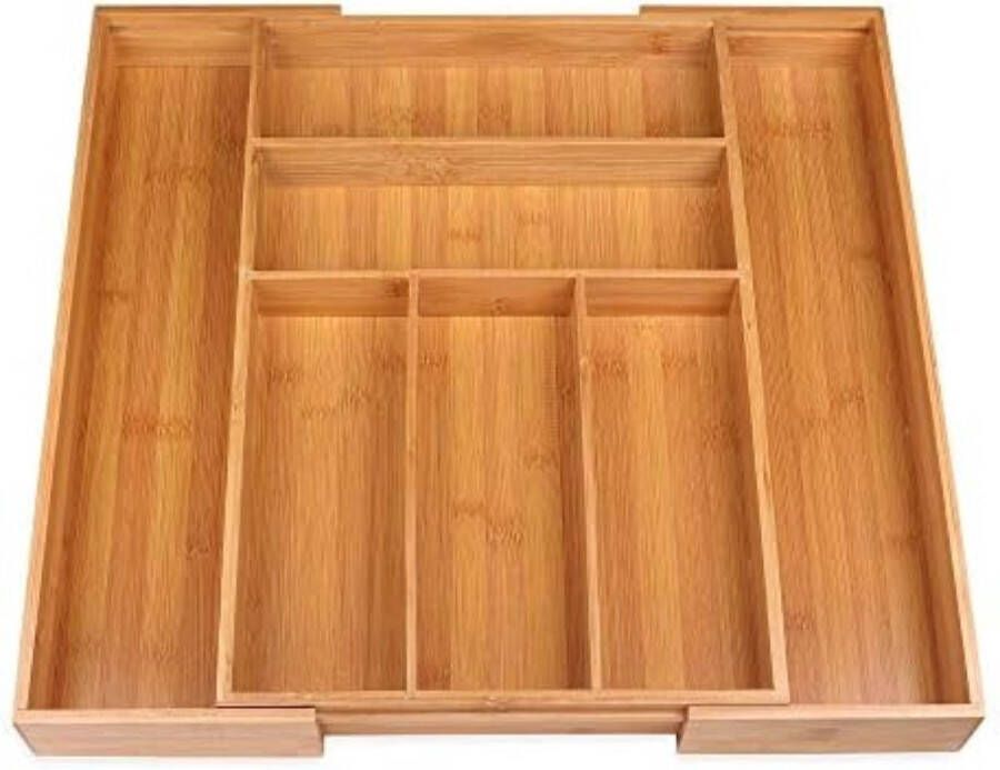 Lade organizer 30-48x46x5cm Houtkleur