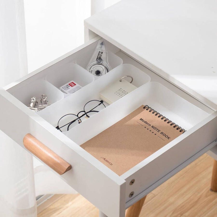 Lade Organizer Lade Opbergdoos Voor Slaapkamer Set van 5 Stuks Badkamer Keuken Frosted