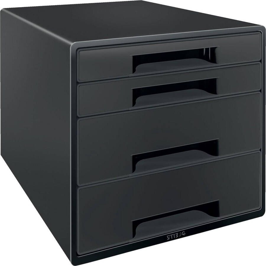 Ladekast 4 Lades A4 Klimaatneutraal Blue Angel Gecertificeerd Zwart 53720095 Ladeblok