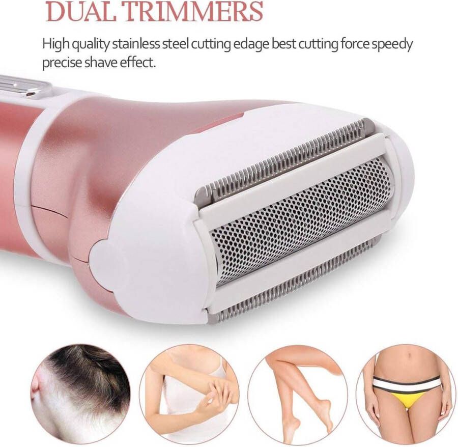Ladyshave 4-in-1 Ladyshave voor Vrouwen Draadloos Trimmer Vrouw