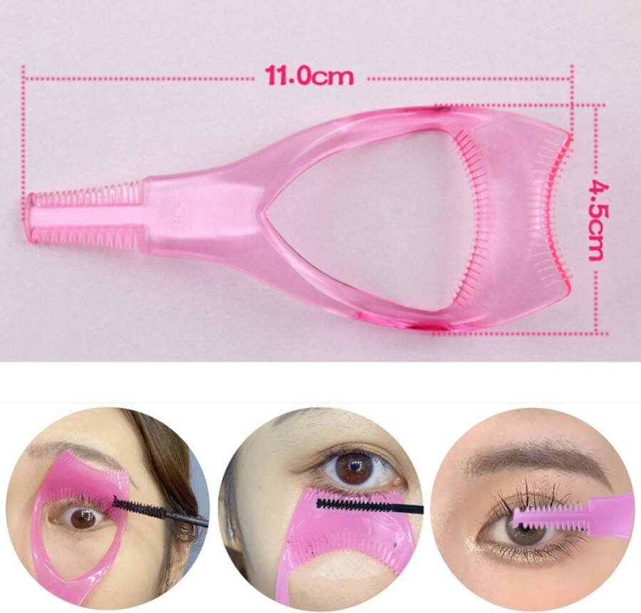 LaGloss Partij 50 STUKS Weggeef Relatie Geschenk 3-in-1 Mascara Wimper Eyeliner Makeup Hulp voor Nagelshops Kapsalons Boetieks Parfumerieën Kledingshops Beatysalons 50 stuks Kleur Rose