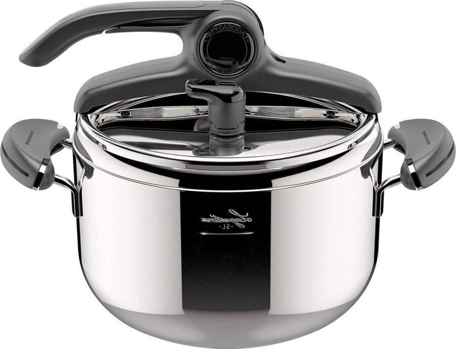Lagoeasy'Up snelkookpan 5 liter roestvrij staal 18 10 22 cm