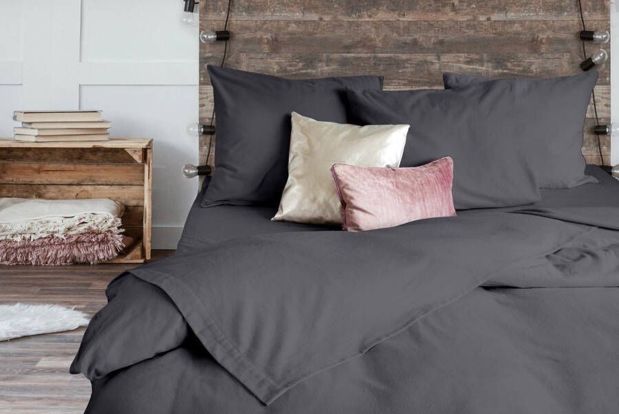 Laken 180gr m2 Hoogwaardig Flanel antraciet 240x270cm