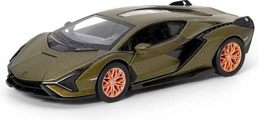 Kinsmart Lamborghini Sián FKP 37 (Groen) (12 cm) 1 36 Modelauto Schaalmodel Model auto