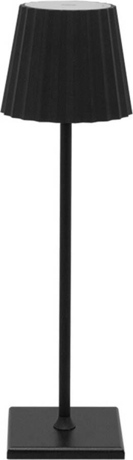Lamp Oplaadbaar Draadloos En Dimbaar Incl. USB-C Kabel Voor Binnen En Buiten Touch Bediening Nachtlamp Bureaulamp Zwart Industrieel En Modern Slaapkamer Woonkamer