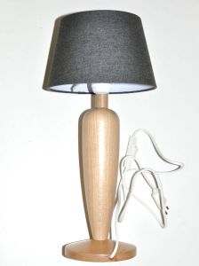 Lampenvoet hout + kap