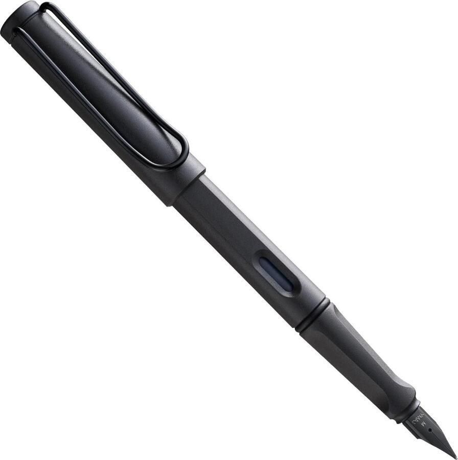 LAMY safari umbra vulpen ergonomische grip stalen penpunt F kalligrafie inclusief T 10 blauwe cartridge Rechtshandig
