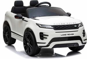 Land Rover Range Rover Evoque Wit 12 volt kinderauto met bluetooth USB MP3 FM radio en veel meer opties! | Elektrische Kinderauto | Met afstandsbediening