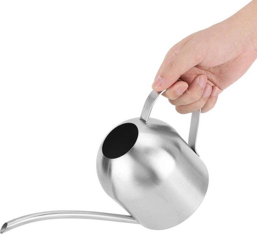 Lange Tuit RVS Tuin Watering Kan voor Plant Bloem 2 Maten Solomi Watering Kan Watering Can