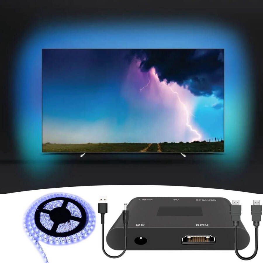 ColorRGB Ambient light box sync HDMI voor TV PC Monitor Extern ambilight achtergrond meekleurend sfeerlicht led strips TV backlight