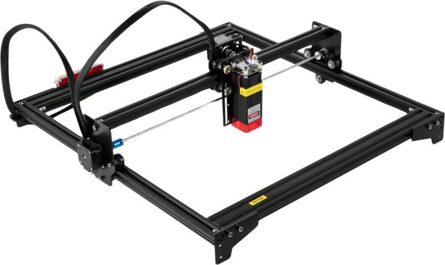 Laser Graveermachine Laser Graveermachine Laser Cutter Laser Snijmachine Laser Graveer Laser Engraver Laser Snijder Nauwkeurig Groot Werkgebied 40 x 40 cm Zwart