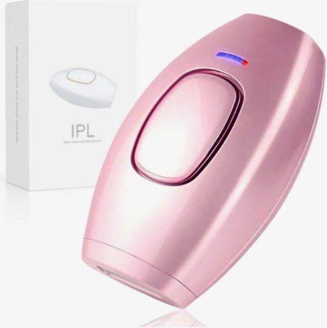 Laser Ontharingsapparaat IPL Ontharing Apparaat Epileerapparaat Dames Inclusief Beschermbril Scheermes Roze
