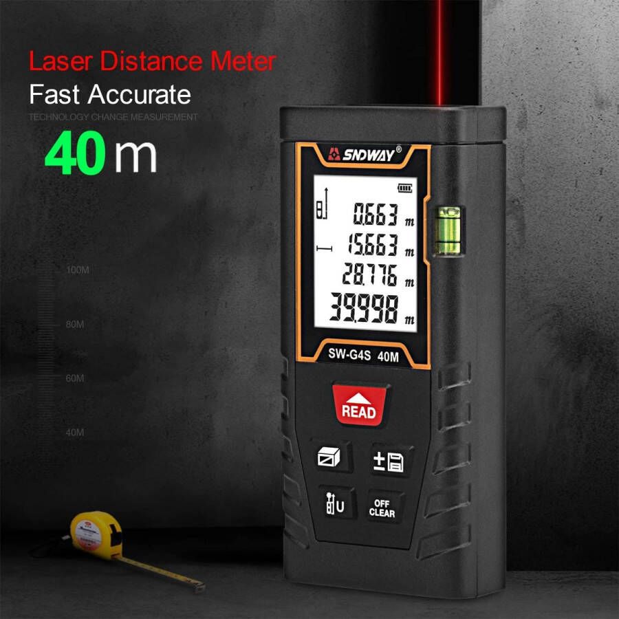 Laser range finder Laserafstandsmeter ACCURATE and EFFECTIVE