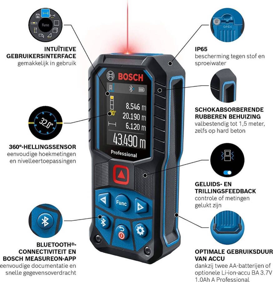 Laser range finder SMART USER INTERFACE Laserafstandsmeter ACCURATE and EFFECTIVE