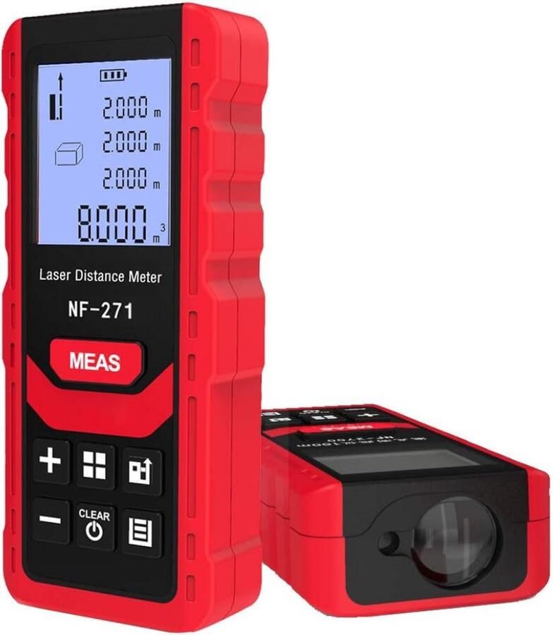 Lasermeter Afstandmeter Laser Meetapparatuur 40 Meter Bereik Inclusief Batterijen
