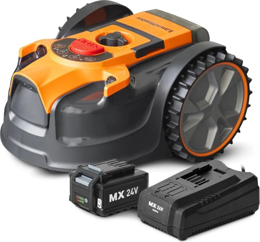 Lawnmaster robotmaaier -15 5cm maaibreedte gazons tot ca. 300m² 24V accu