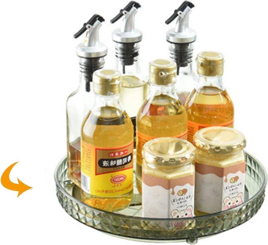 Lazy Susan Draaitafel Organisator Groen 23cm x 1