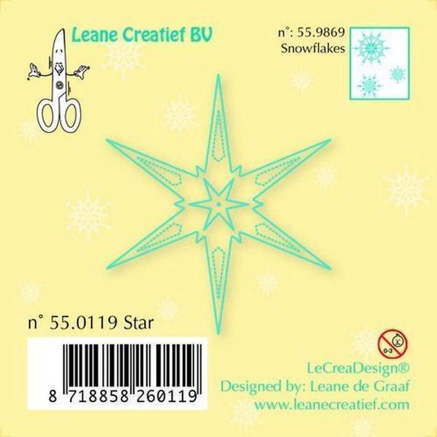 Leane Creatief stempel Star 55.0119