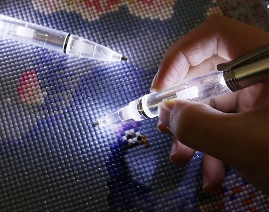 Led Diamond Painting Pen Met Verlichting