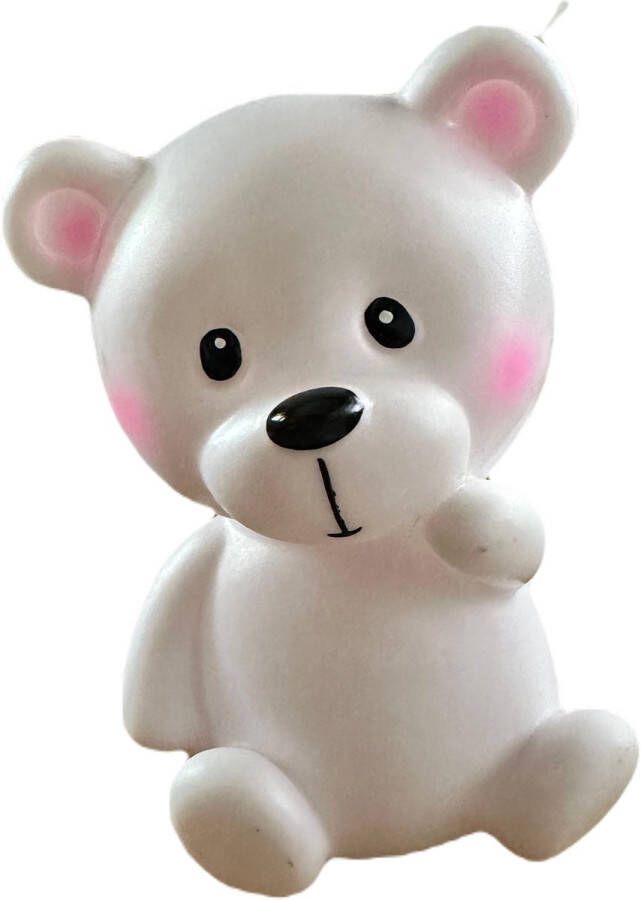 LED Nachtlampje Kinderen Nachtlampje Kinderkamer voor Babykamer Led lampje WIT Leuke nachtlamp Beertje Wit Inclusief Batterijen