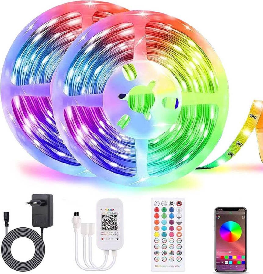 Led Strips Ledstrips Led Strip 20M Inclusief Afstandbediening RGB