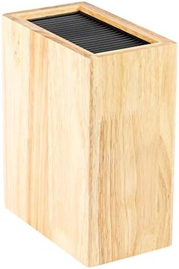 Leeg messenblok rubberhout 18 5 x 10 5 x 22 5 cm