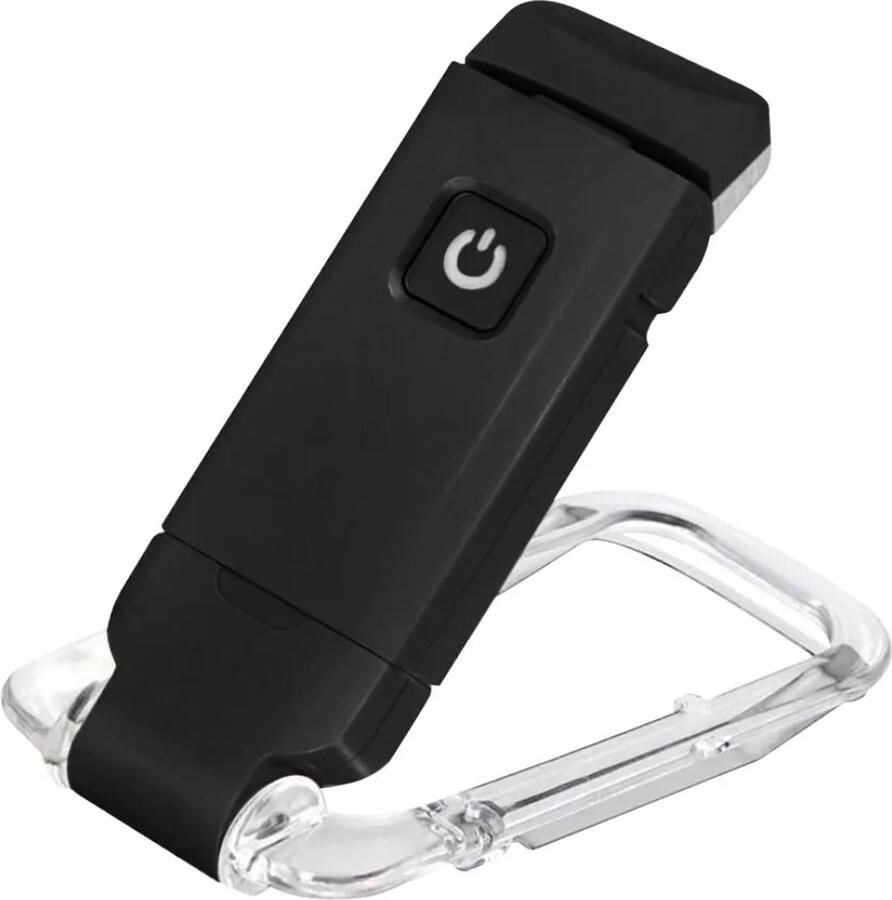 Leeslampje voor Boek Leeslamp Neklamp Bedlamp met Klem Cliplamp Dimbaar en Draaibaar USB Leeslamp Bureaulamp Boekenlegger Lampje zwart