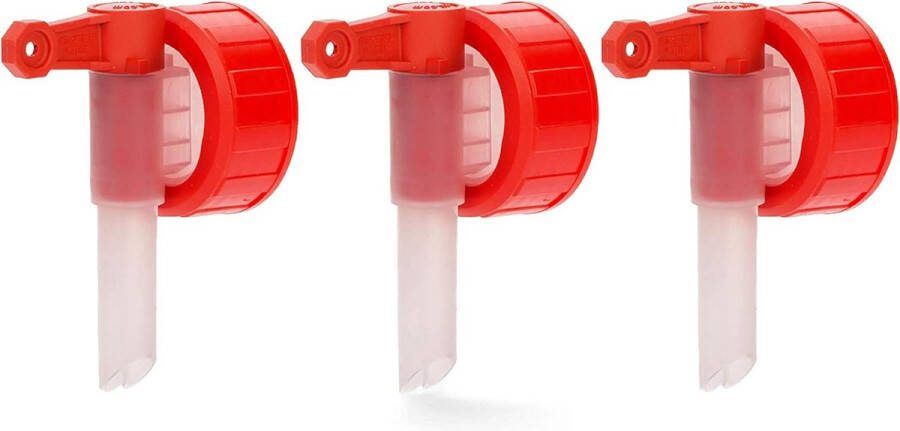 Lekkraan DIN 45 doseerkraan (set van 3) tapkraan voor jerrycan schenktuit doseerkraan geschikt voor 5 10 liter jerrycan met schroefdraad