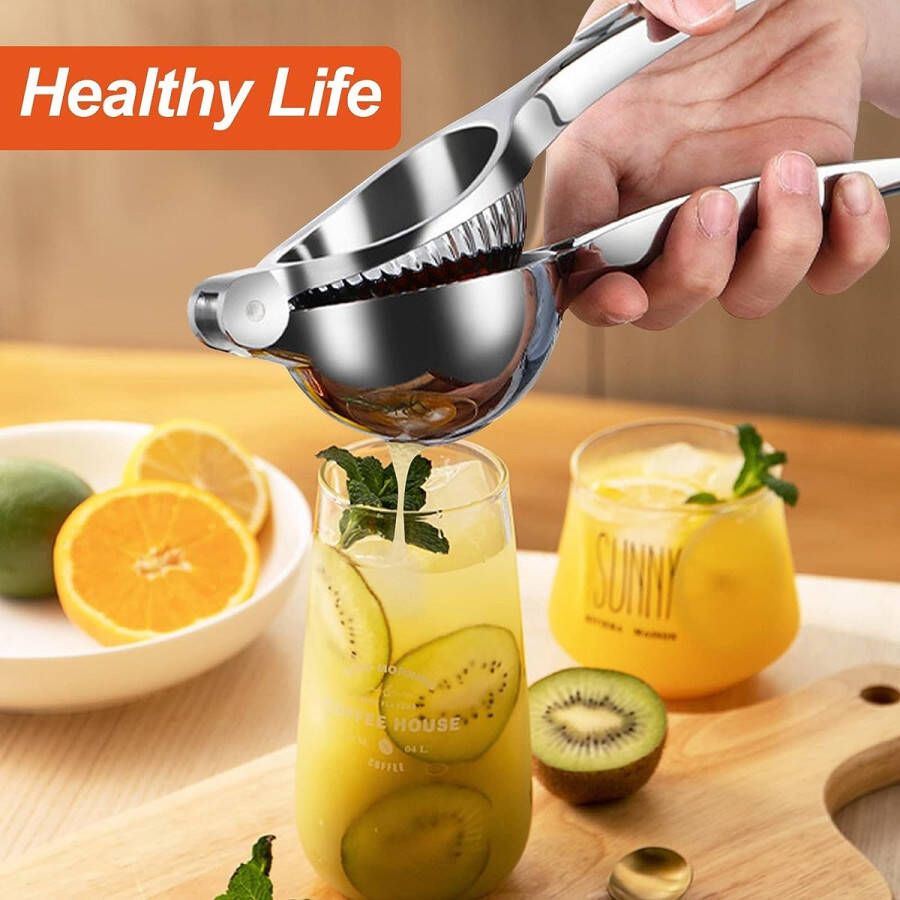 Lemon squeezer hand press citrus juicer manual anti-etching heavy juicer 7cm diameter for kitchen bar restaurant safe and durable