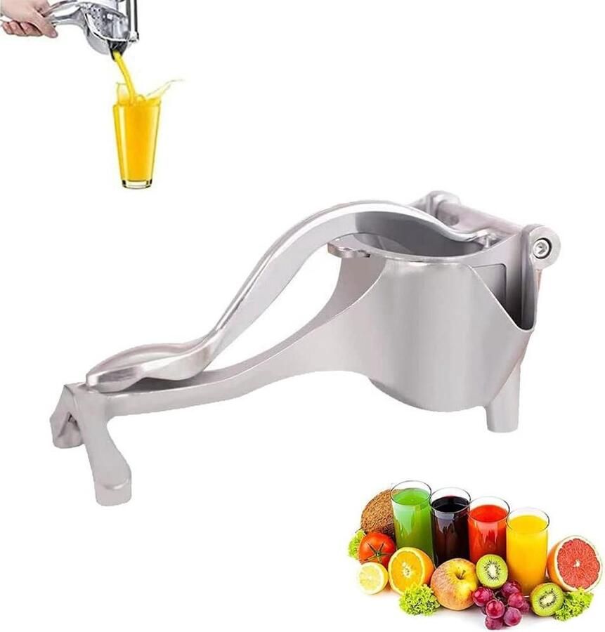 Lemons Citrus Juicer Stainless Steel Portable Manual Juicer Straining Lemon Orange Juice Citrus Watermelon Juice