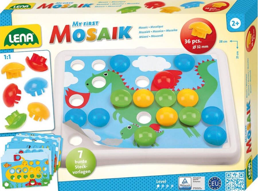 Lena insteekmozaiek My First Mozaïek junior 33 cm 44-delig