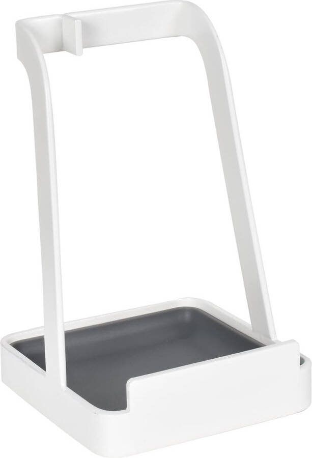 Lepelhouder met dekselhouder klein deksel en lepelhouder kooklepelhouder wit tablethouder kookboekhouder keuken multifunctionele pannendekselhouder keukengerei plank