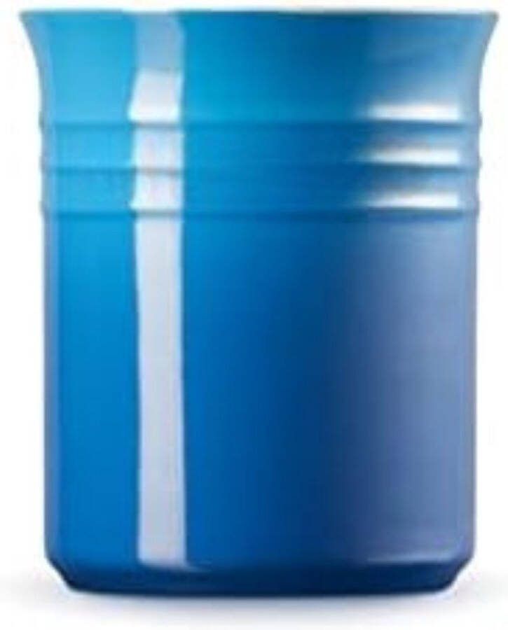 Lepelpot Spatelpot Utensils pot Keukengerei houder Keukengerei pot 12 5 x 12 5 x 14 8 cm Blauw