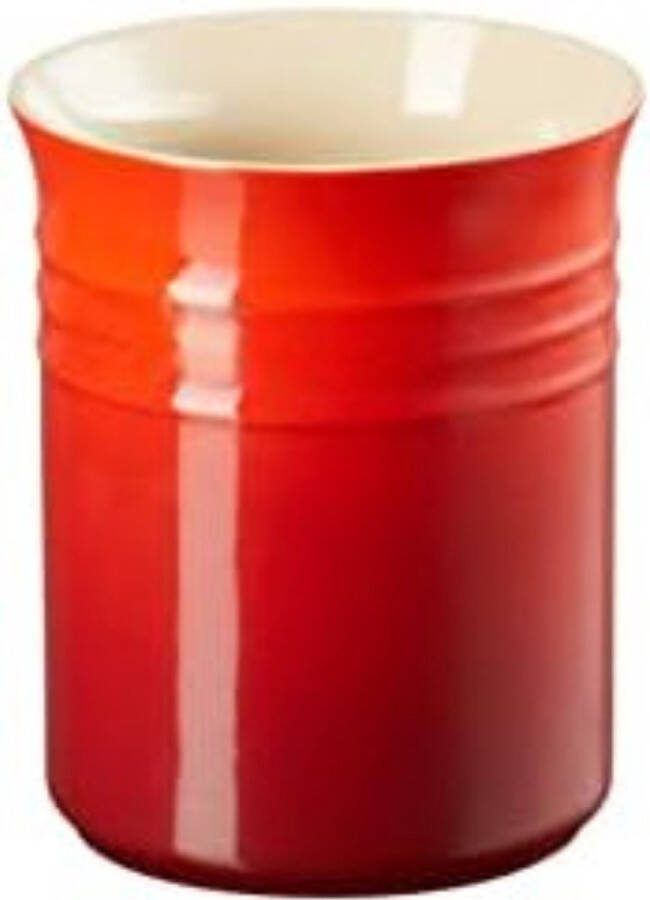 Lepelpot Spatelpot Utensils pot Keukengerei houder Keukengerei pot 12 5 x 12 5 x 14 8 cm Kersenrood