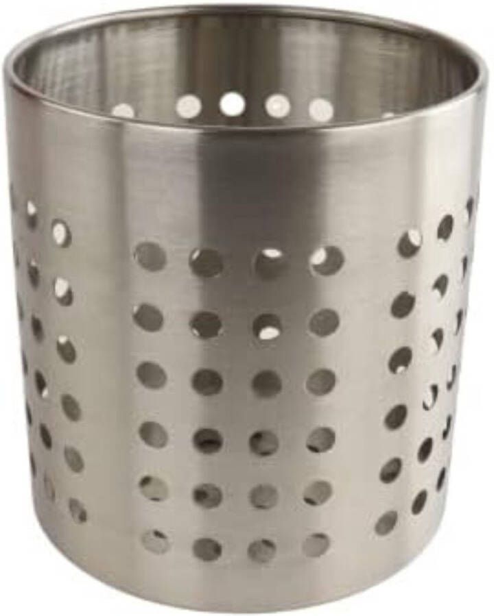 Lepelpot Spatelpot Utensils pot Keukengerei houder Keukengerei pot 12 x 12 x 13 cm Roestvrij Staal