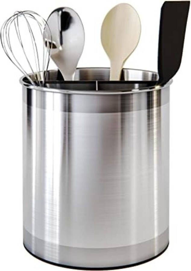 Lepelpot Spatelpot Utensils pot Keukengerei houder Keukengerei pot ‎17 78 x 17 78 x 17 78 cm Roestvrij staal