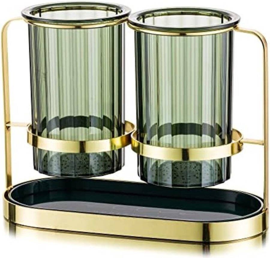Lepelpot Spatelpot Utensils pot Keukengerei houder Keukengerei pot ‎22 x 10 3 x 16 5 cm Goud