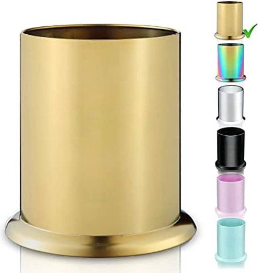 Lepelpot Spatelpot Utensils pot Keukengerei houder Keukengerei pot Goud